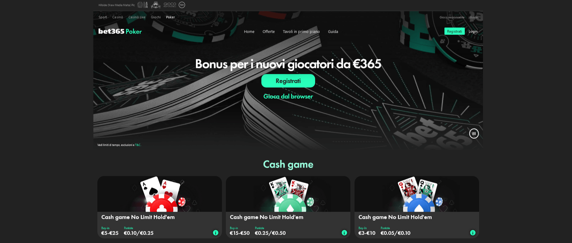 Bet365 Poker